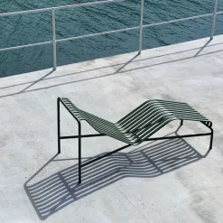 HAY Seating|Garden Sofas & Garden Benches*Palissade chaise lounge, Olive Green