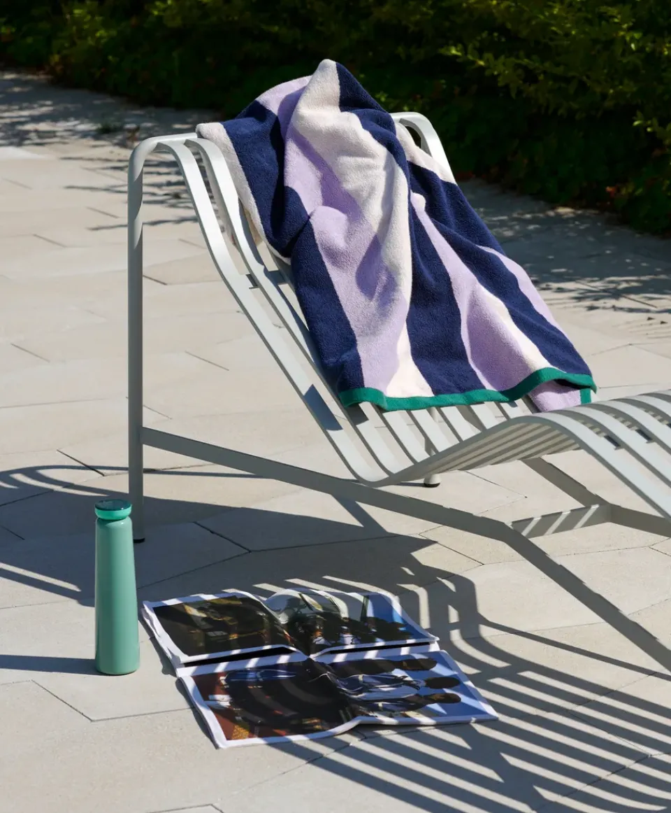 HAY Seating|Outdoor Lounge Furniture*Palissade chaise lounge, Sky Grey