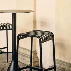 HAY Balcony Furniture|Table For Outdoor Use*Palissade Cone bar table, Olive Green