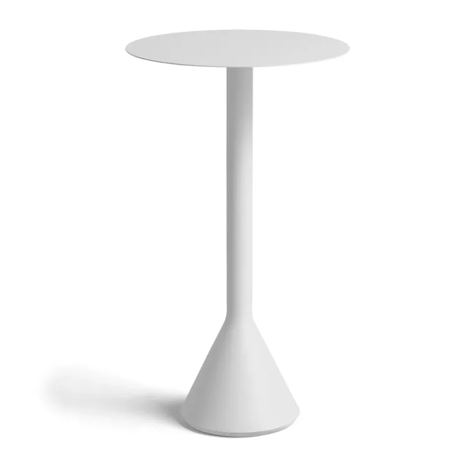 HAY Balcony Furniture*Palissade Cone round coffee table, Sky , Ø60 cm Grey