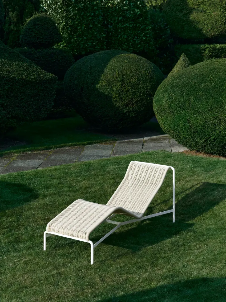 HAY Garden Sofas & Garden Benches*Palissade Cord chaise longue, Cream White