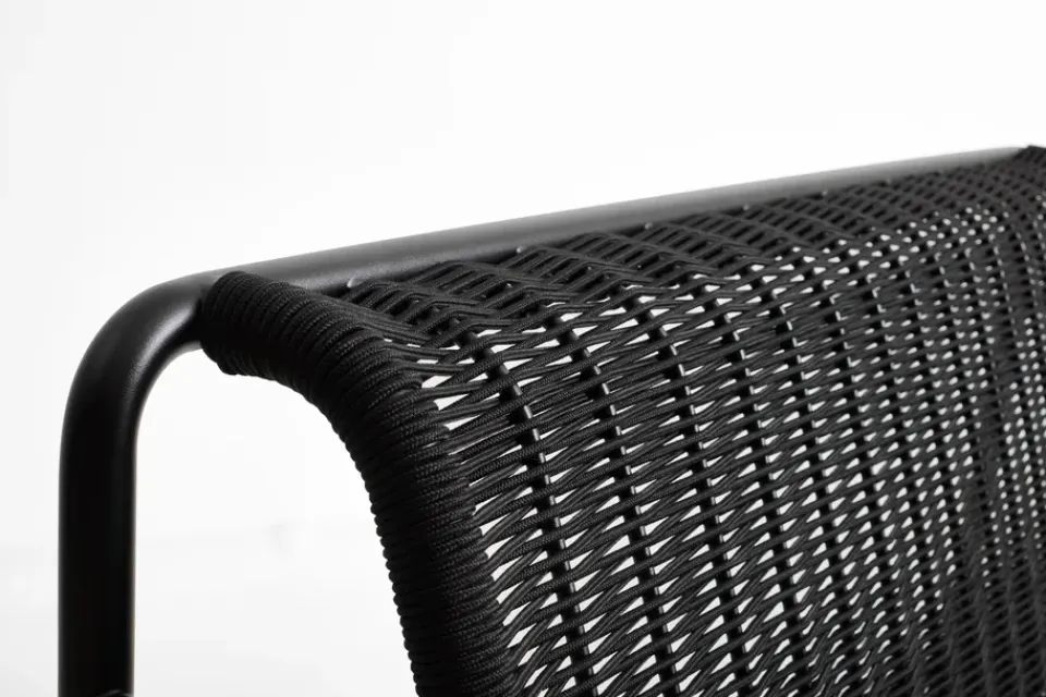 HAY Garden Sofas & Garden Benches|Outdoor Lounge Furniture*Palissade Cord lounge sofa, Anthracite Black