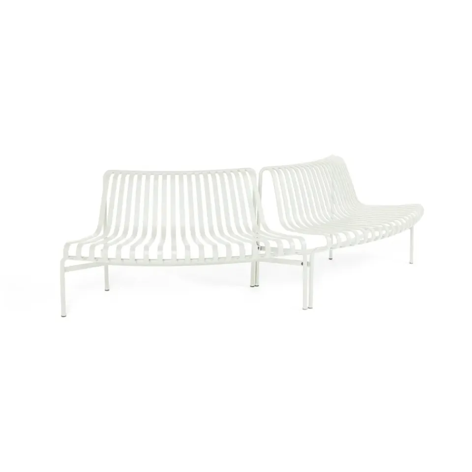 HAY Garden Sofas & Garden Benches*Palissade Dining park bench out-out, Cream White