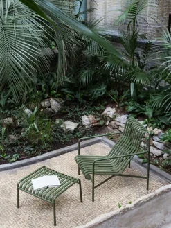 HAY Outdoor Lounge Furniture*Palissade High lounge chair, Olive Green