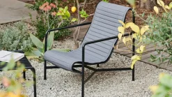 HAY Outdoor Lounge Furniture*Palissade High lounge chair, Anthracite BlackGrey