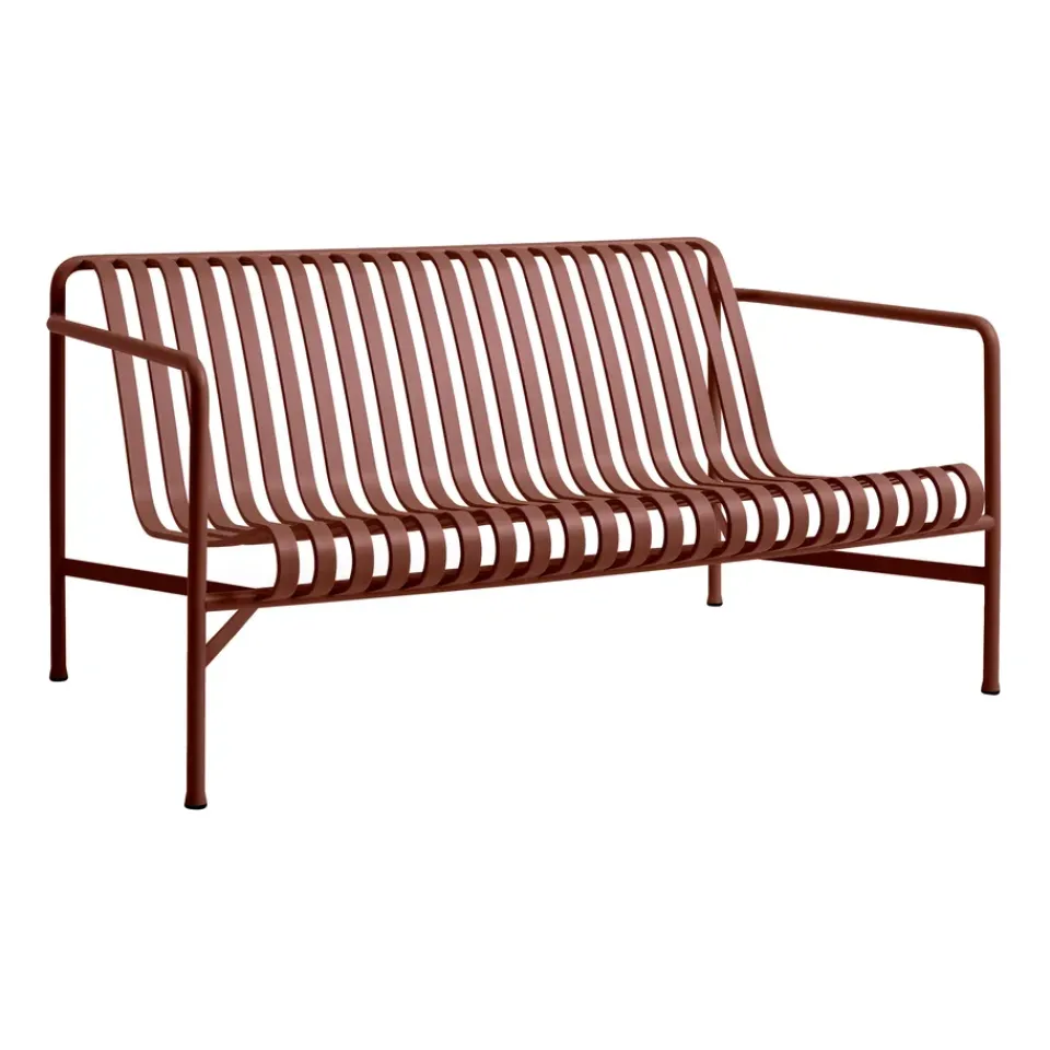 HAY Outdoor Lounge Furniture|Garden Sofas & Garden Benches*Palissade lounge sofa, Iron Red