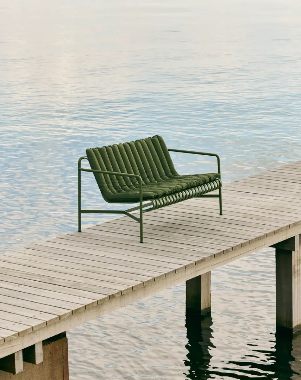 HAY Garden Sofas & Garden Benches|Outdoor Lounge Furniture*Palissade lounge sofa, Olive Green