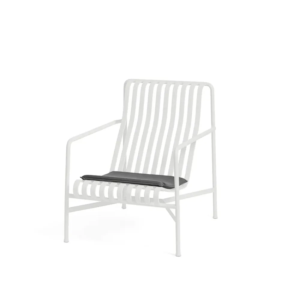 HAY Seat Cushions & Pads*Palissade seat pad for lounge chair high & low, Anthracite BlackGrey