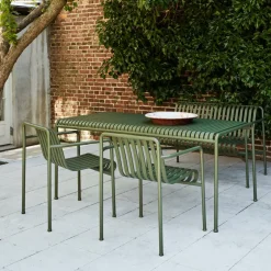HAY Table For Outdoor Use*Palissade table 82.5x90 cm, Anthracite BlackGrey