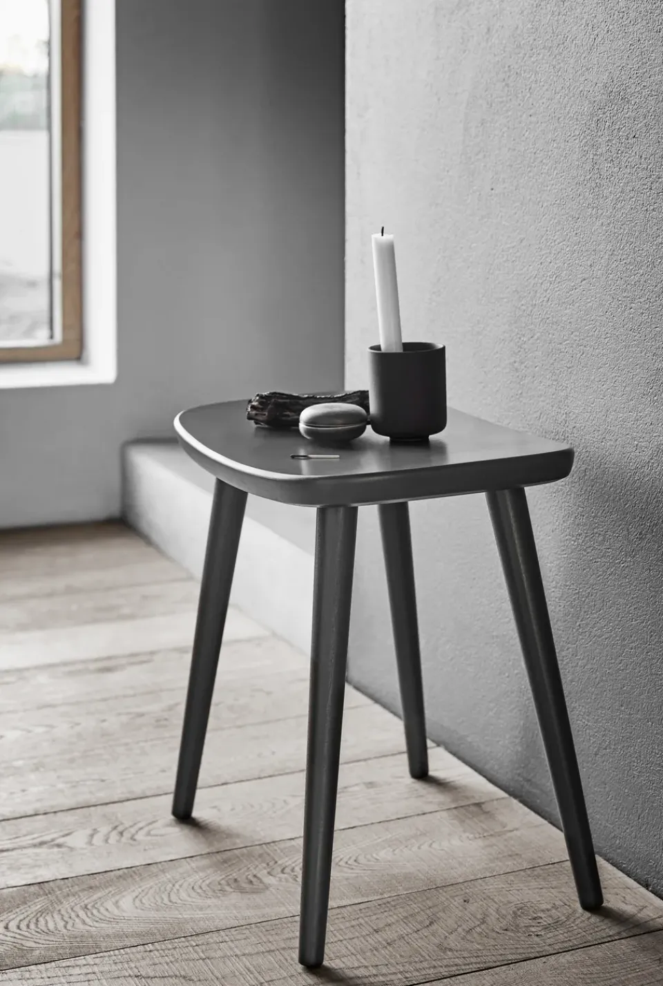 Stolab Stools*Palle stool, Dark Grey
