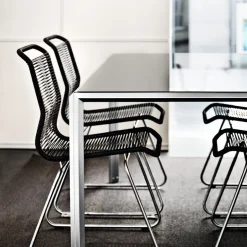Montana Chairs*Panton One chair, Vincent, stainless steel Yellow