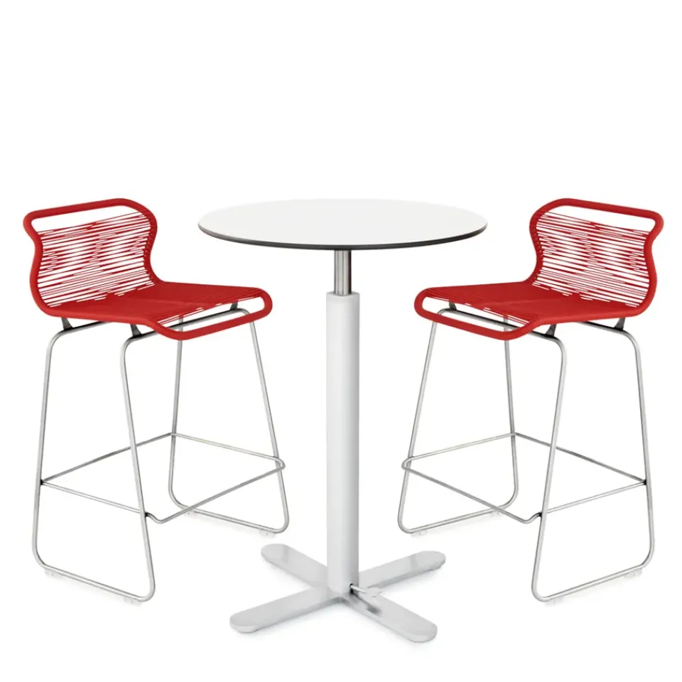 Montana Bar Stools*Panton One kitchen barstool, Vincent, stainless steel Yellow
