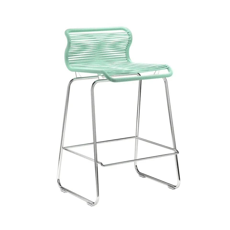 Montana Bar Stools*Panton One kitchen barstool, Marylinn, stainless steel Turquoise