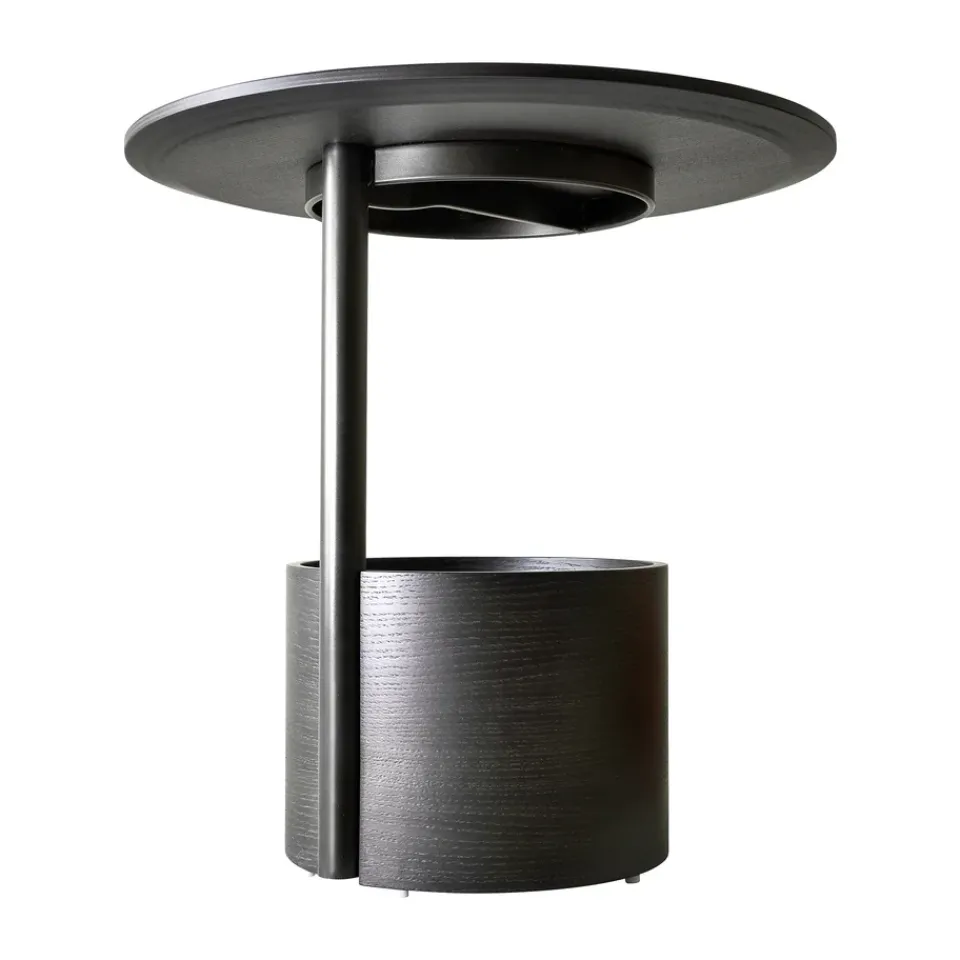 Maze Coffee Tables*Parasol S coffee table Ø50 cm, Dark stained oak Brown