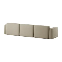 Massproductions Sofas*Patch 3-seater sofa, Ecriture 240 Beige