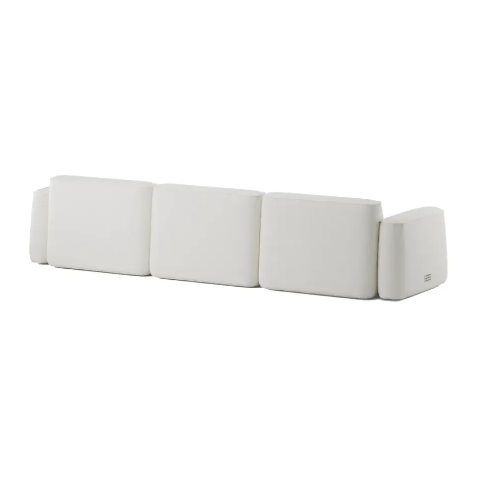 Massproductions Sofas*Patch 3-seater sofa, Ecriture 100 White