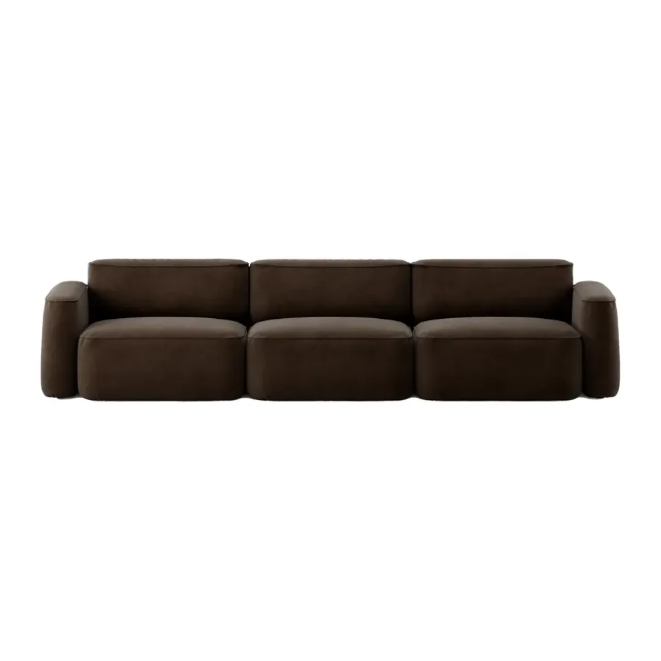 Massproductions Sofas*Patch 3-seater sofa, Gabriel Comfort+ 01566 Brown