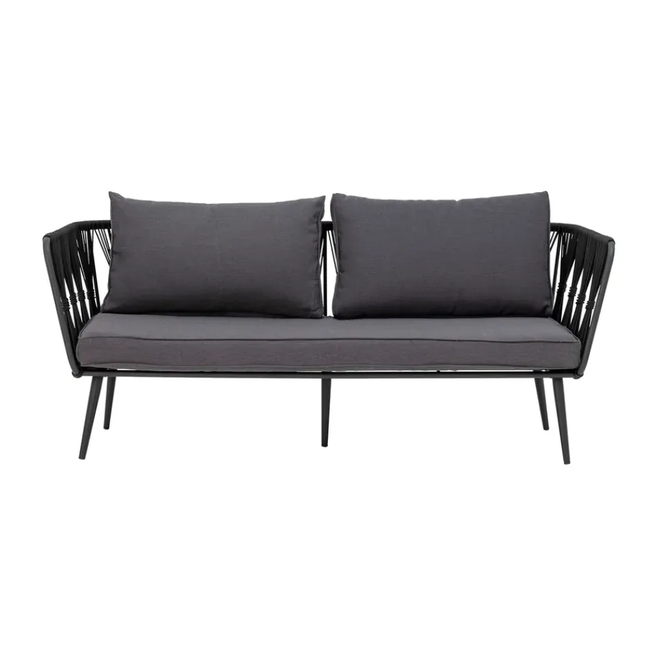 Bloomingville Garden Sofas & Garden Benches*Pavone sofa 2.5-seat, Black