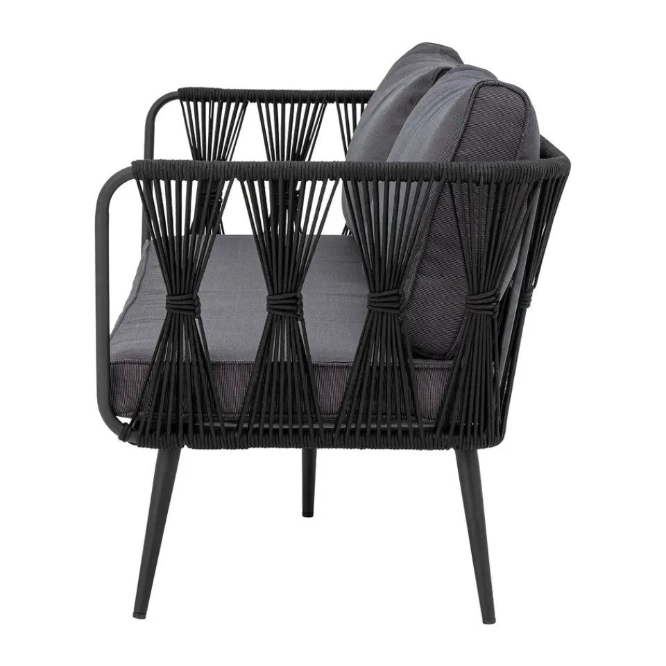 Bloomingville Garden Sofas & Garden Benches*Pavone sofa 2.5-seat, Black