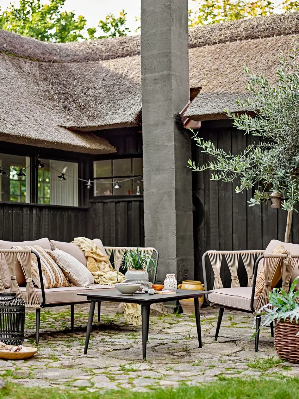 Bloomingville Garden Sofas & Garden Benches|Balcony Furniture*Pavone sofa 2.5-seat, Brown