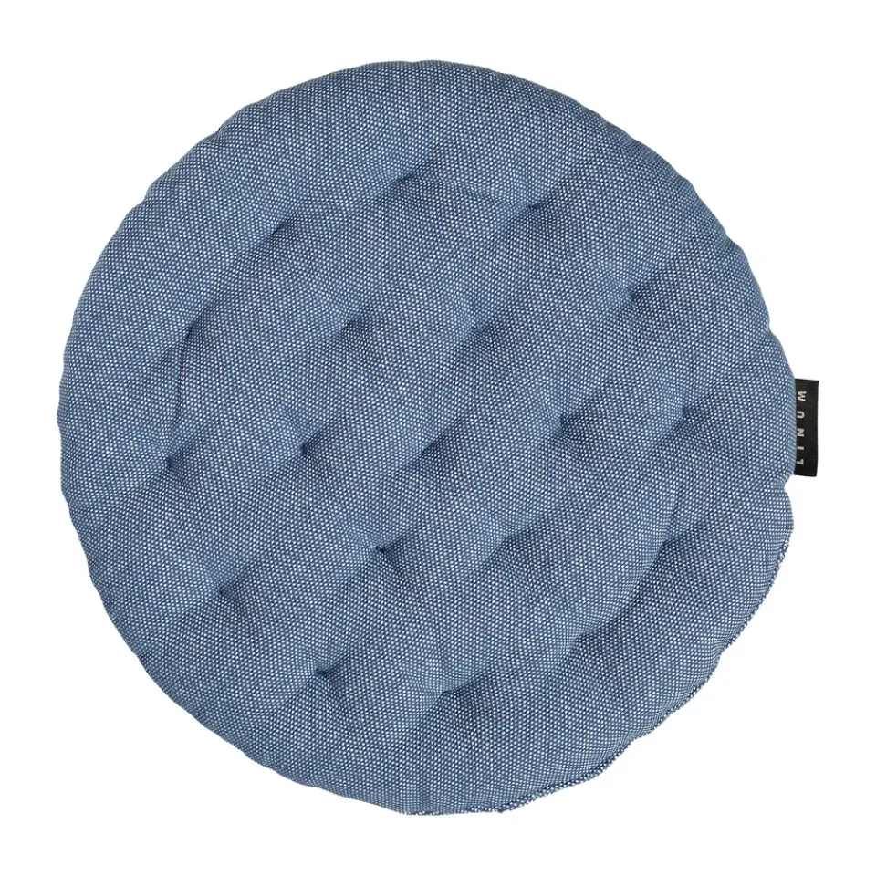 Linum Seat Cushions & Pads*Pepper seat cushion Ø37 cm, Deep sea Blue