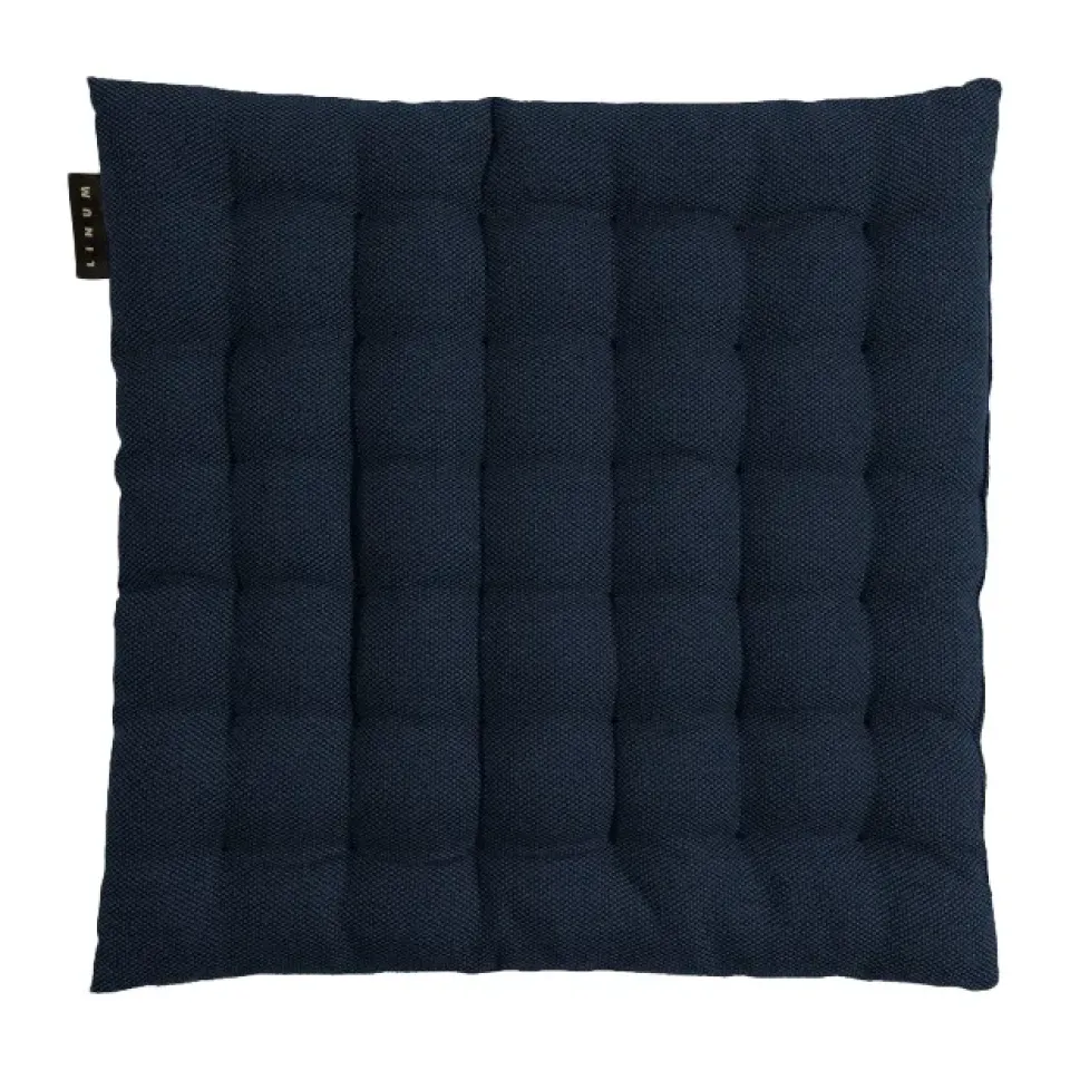 Linum Seat Cushions & Pads*Pepper seat cushion 40x40 cm, Dark navy Blue