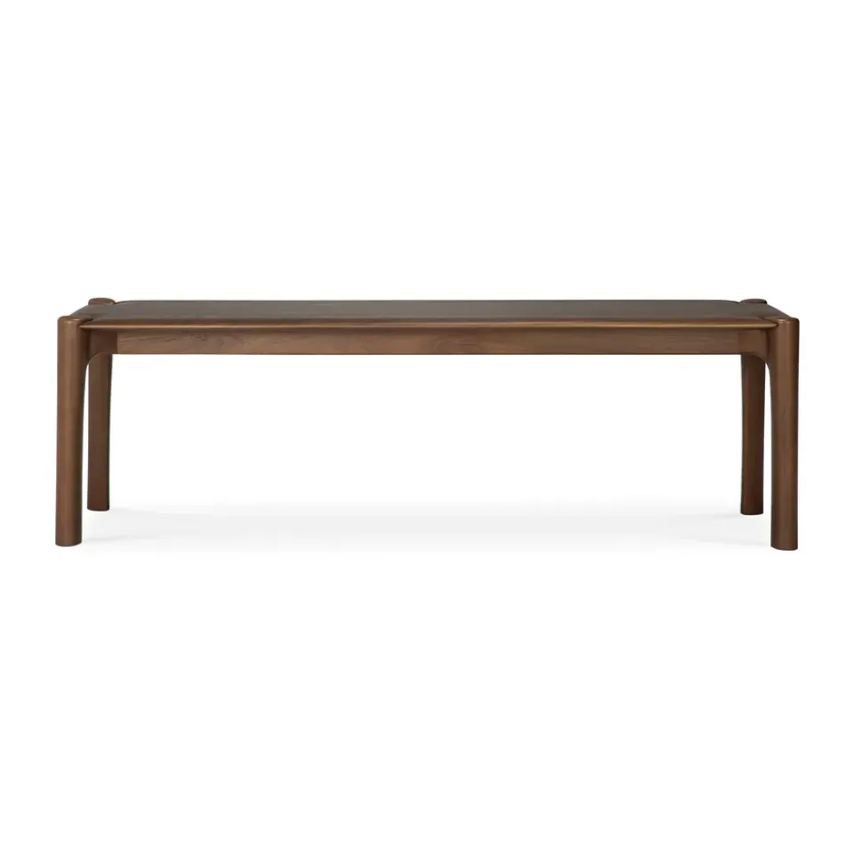 Ethnicraft Benches*PI bench 146x35 cm, Lacquered teak Brown