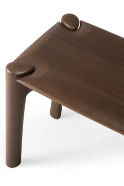 Ethnicraft Benches*PI bench 186x35 cm, Lacquered teak Brown