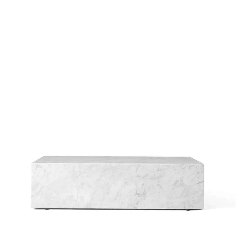 Audo Copenhagen Coffee Tables*Plinth coffee table, , low White