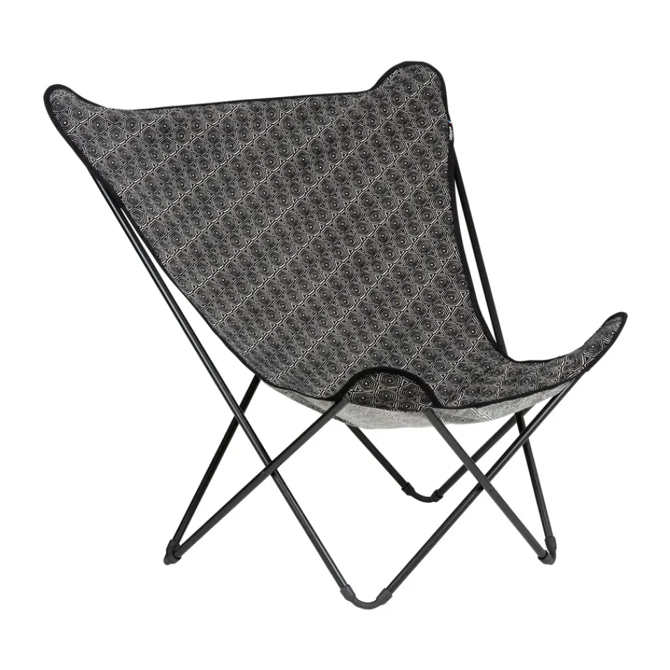 Lafuma Outdoor Lounge Furniture*Popup XL Seville sun lounger, Cara/dark Grey