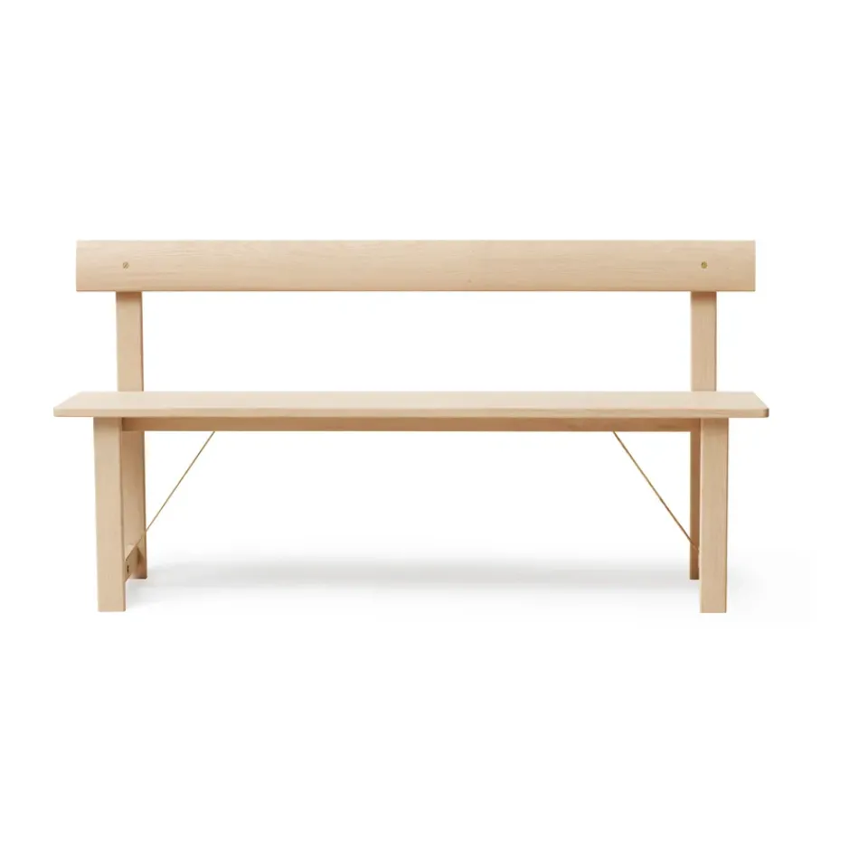 Form & Refine Benches*Position bench 155 cm, Oak-brass Brown