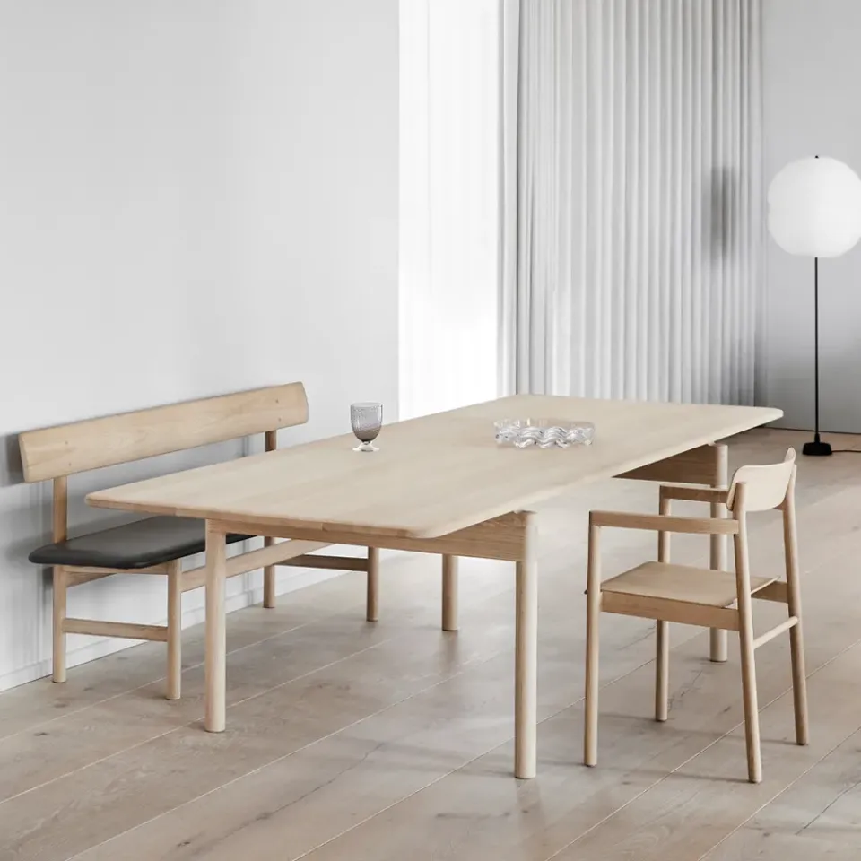 Fredericia Furniture Dining Tables*Post 6442 dining table, Light oiled oak, 100x320 cm Beige