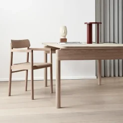 Fredericia Furniture Dining Tables*Post 6438 dining table, Light oiled oak, 100x225 cm Beige
