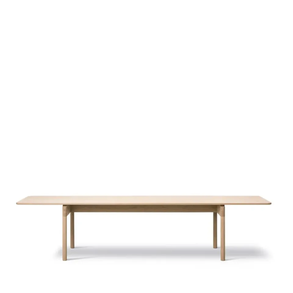 Fredericia Furniture Dining Tables*Post 6442 dining table, Soaped oak, 100x320 cm Beige