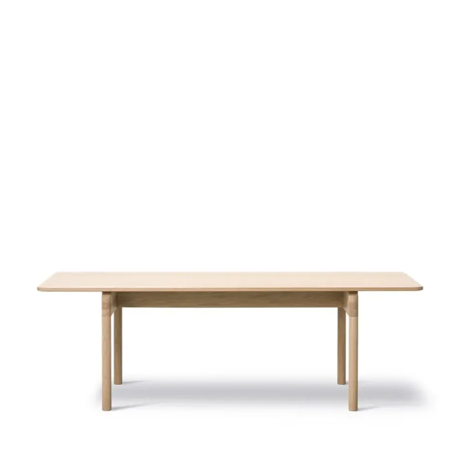 Fredericia Furniture Dining Tables*Post 6438 dining table, Soaped oak, 100x225 cm Beige