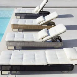 Cane-line Seating*Presley sun lounger weave, Black