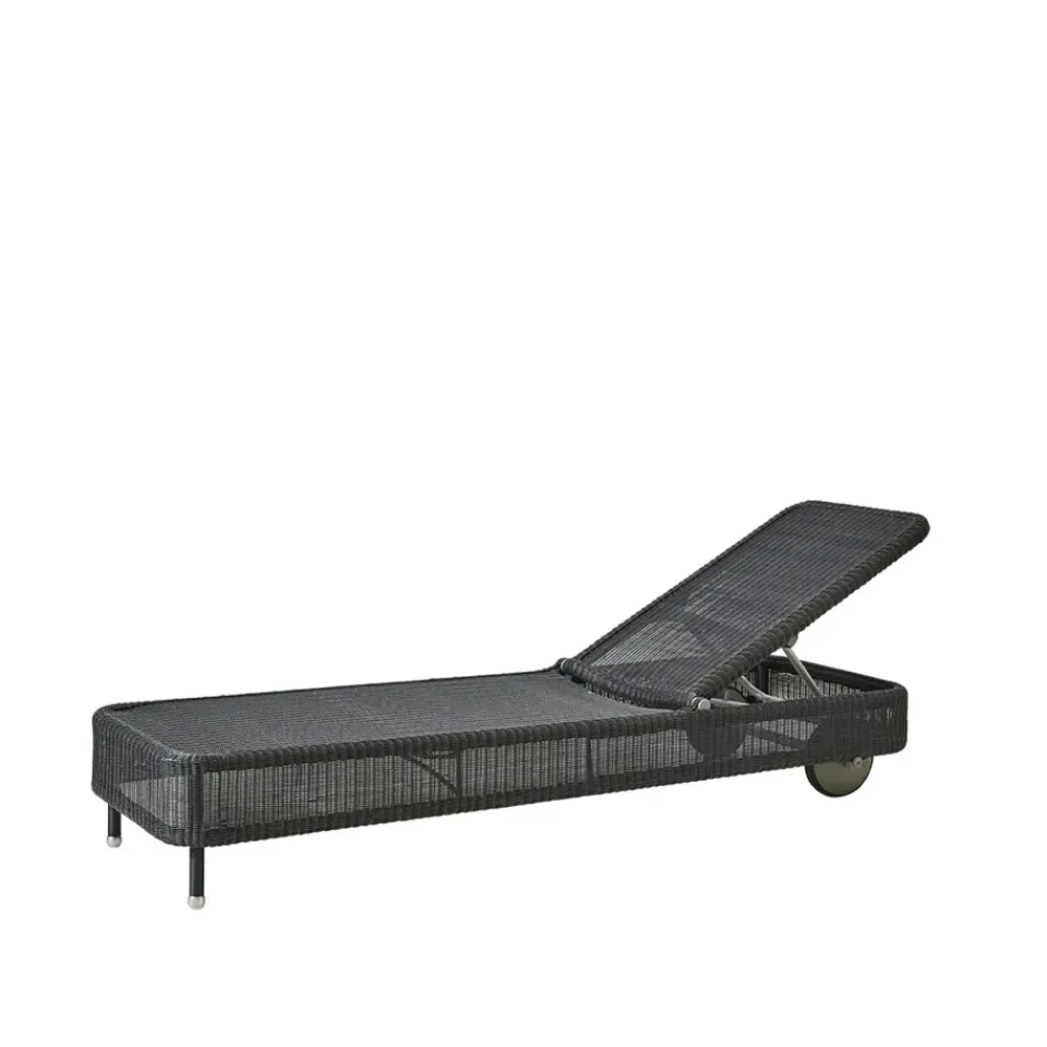 Cane-line Seating*Presley sun lounger weave, Graphite Grey