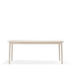 Stolab Dining Tables*Prima Vista dining table, Birch light matt lacquer-180cm-1 insert Beige