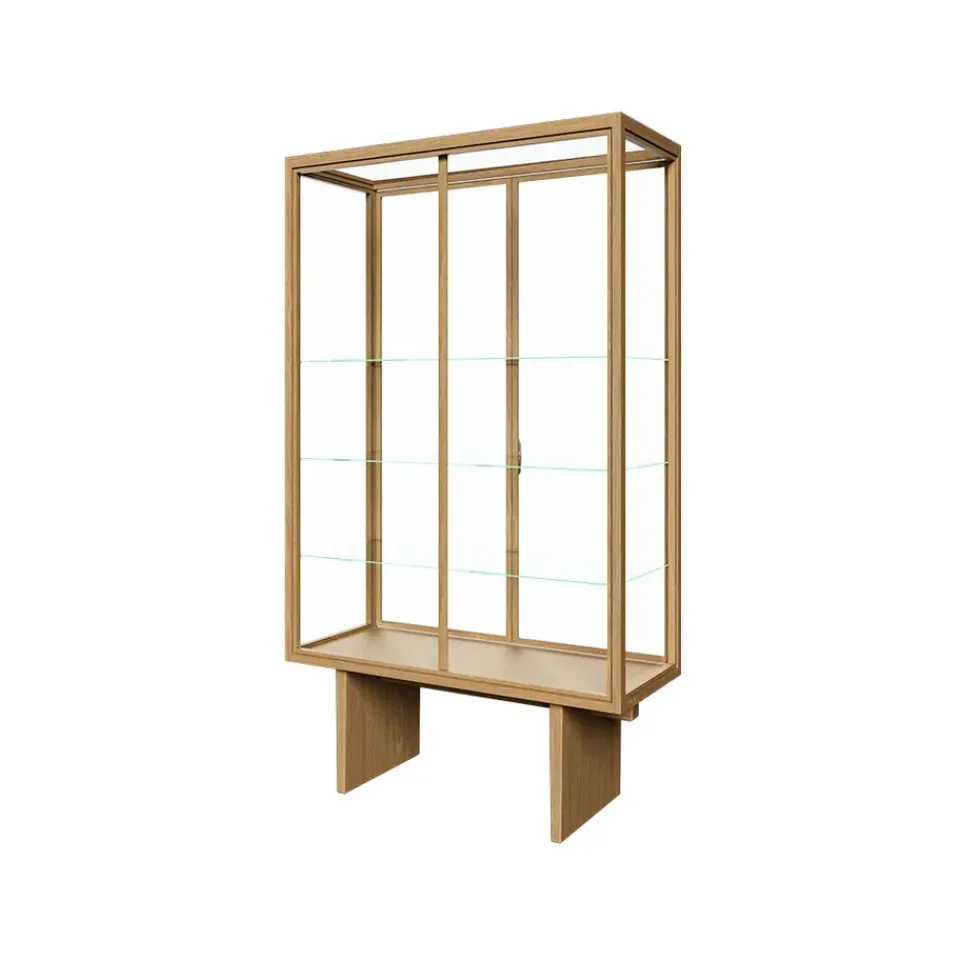 GUBI Display & Glass Cabinets*Private display cabinet, Glass. light stained oak Transparent
