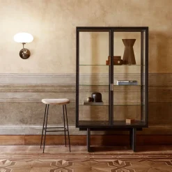 GUBI Display & Glass Cabinets*Private display cabinet, Glass. light stained oak Transparent