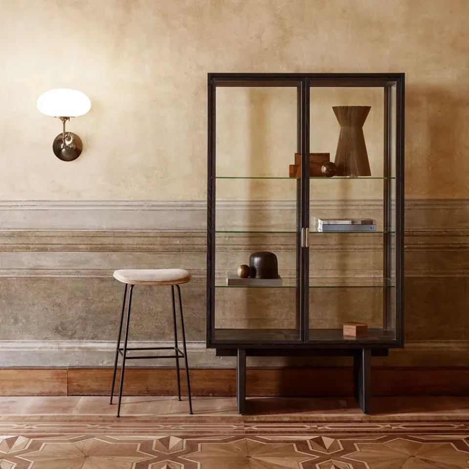 GUBI Display & Glass Cabinets*Private display cabinet, Glass. light stained oak Transparent