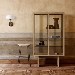 GUBI Display & Glass Cabinets*Private display cabinet, Glass. light stained oak Transparent