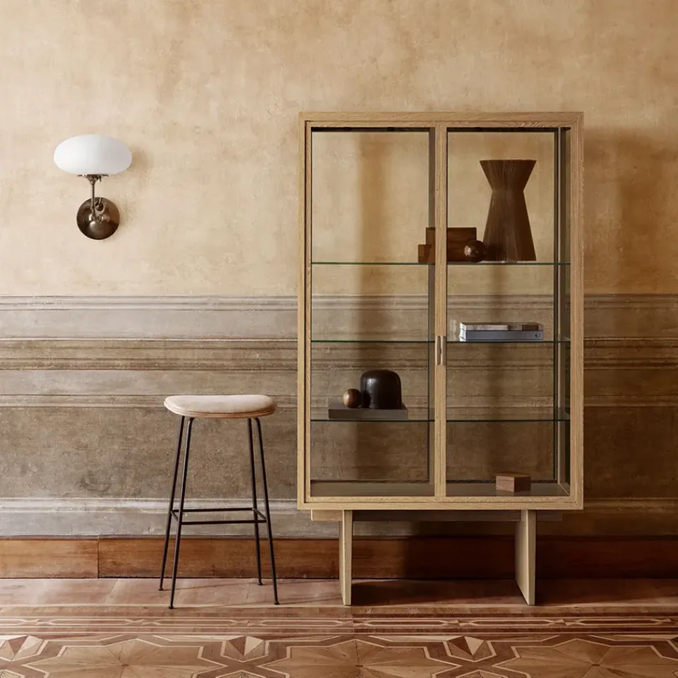 GUBI Display & Glass Cabinets*Private display cabinet, Glass. light stained oak Transparent