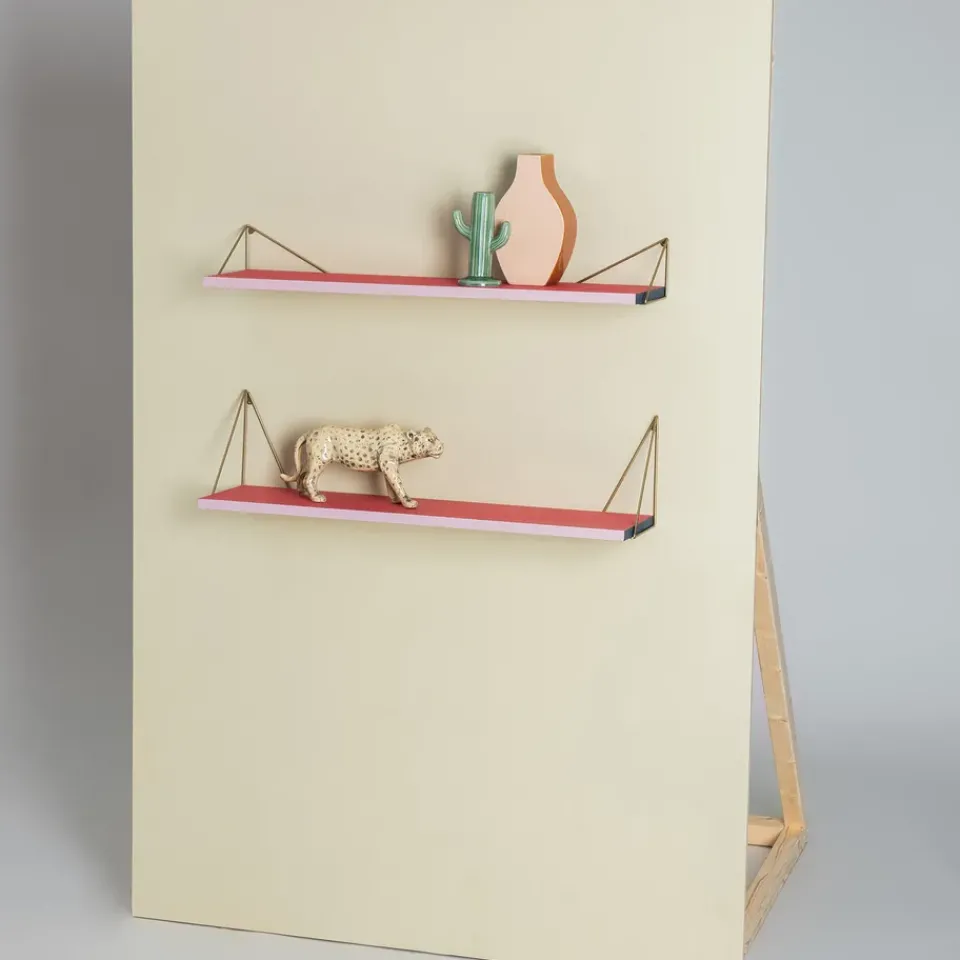 Maze Shelves & Shelving Systems*Pythagoras Play shelf, brass Gold-coloured