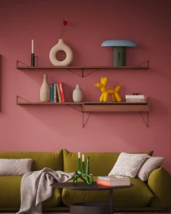 Maze Shelves & Shelving Systems*Pythagoras shelf, walnut Brown