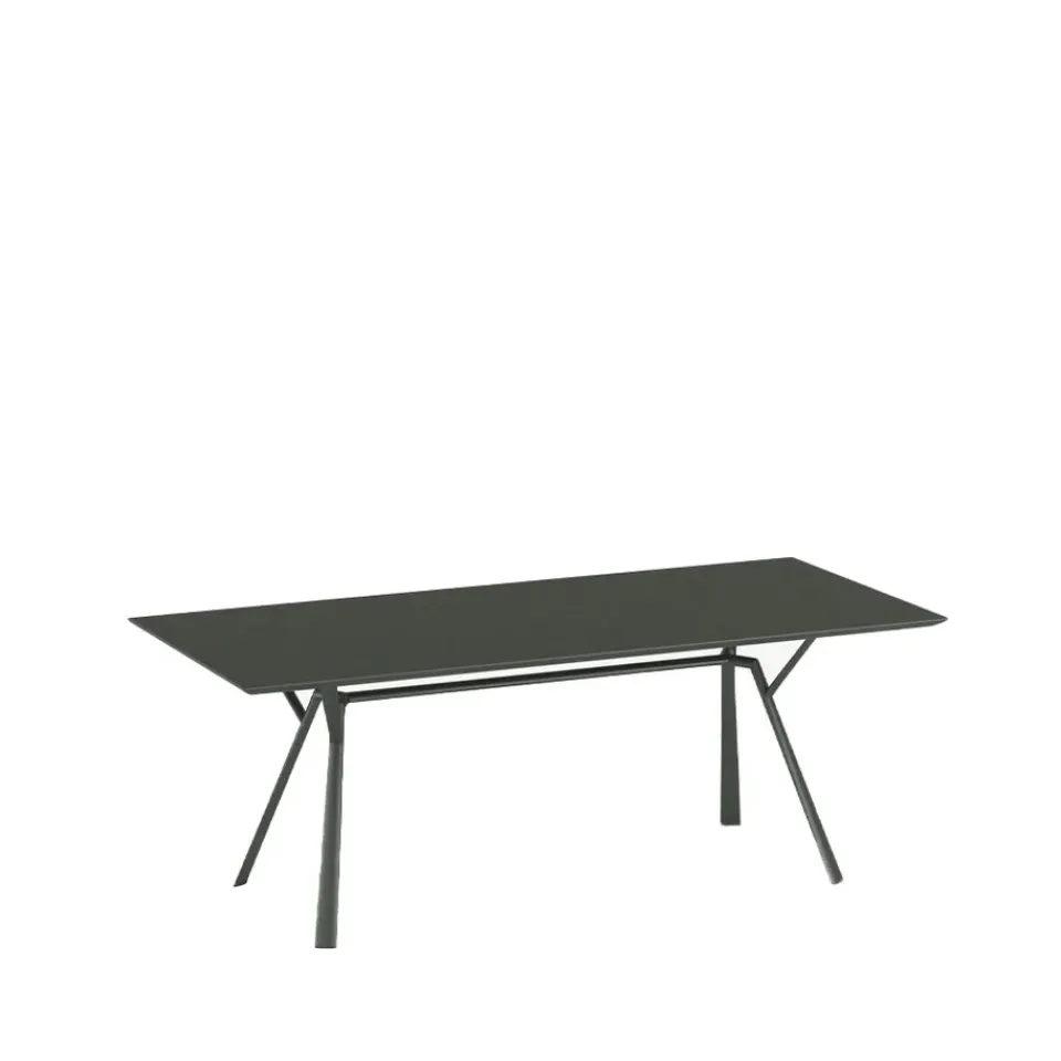 Fast Table For Outdoor Use*Radice Quadra table, Metallic , 90x200 cm Grey