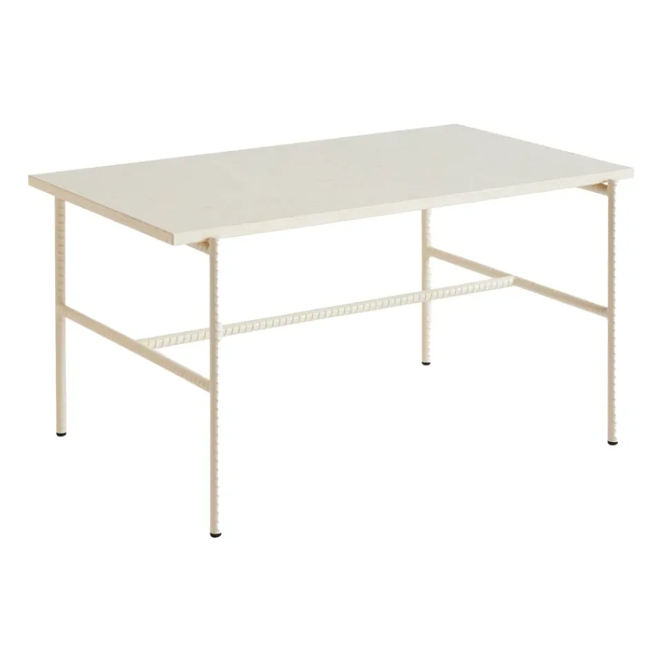 HAY Coffee Tables*Rebar coffee table 80x49x40,5 cm, marble-alabaster Beige