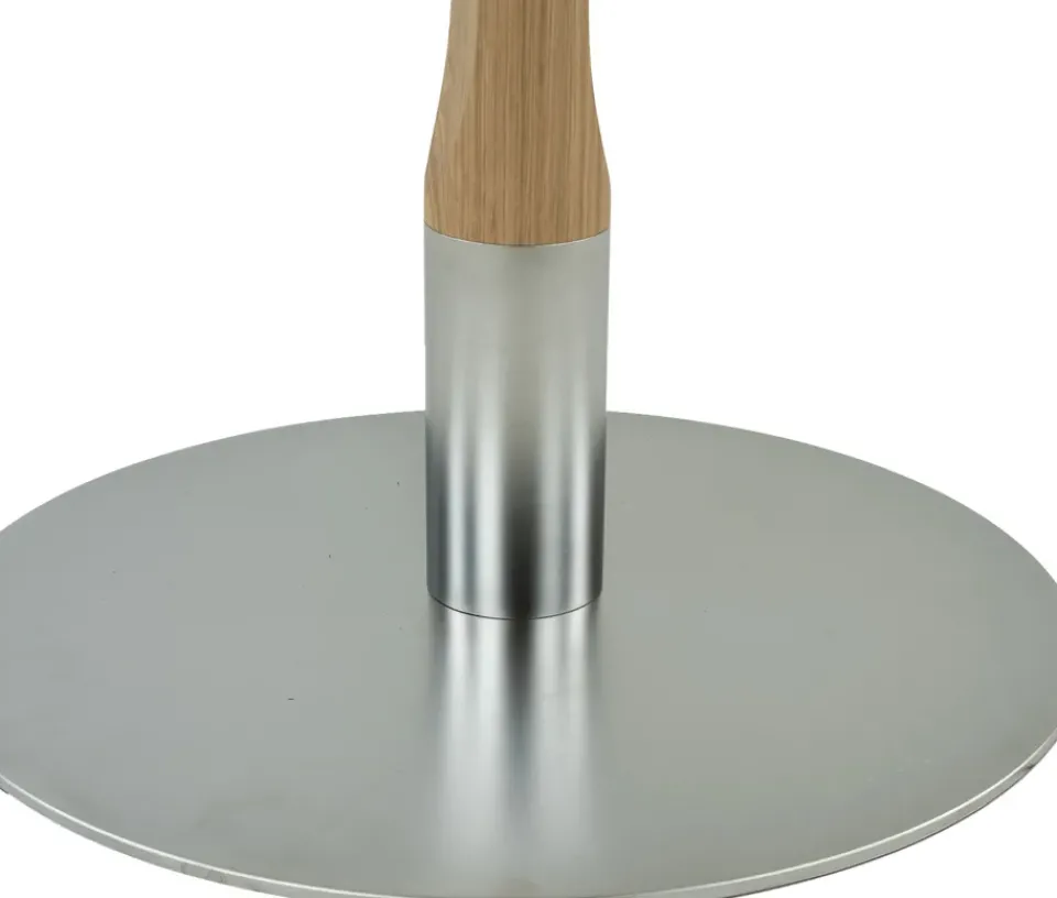 Mavis Balcony Furniture*Red coffee table 70x70 cm, White pigmented matte lacquered oak Beige