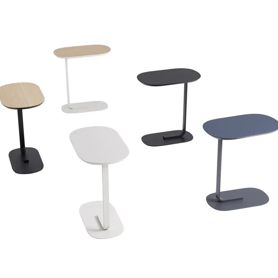 Muuto Side Tables*Relate sidetable 60,5 cm, Oak, Black