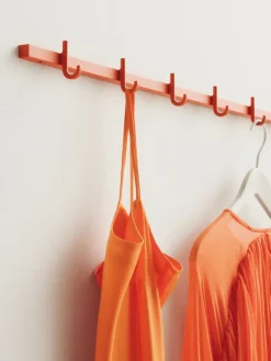 Relief Clothes Hooks & Hangers*hook rack large 123 cm, Orange